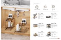 China Keep Kitchen Tidy With Rectangular Under Sink Organizer Sliding Storage Basket supplier