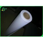 80GSM Smooth 36 / 48 Inch Engineering CAD Paper Roll 50M / 150M for sale