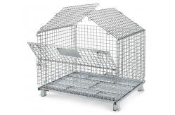 China Stackable Warehouse Wire Container Storage Cages Material Handling supplier