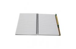 China 250gsm SGS Brown Paper Cover Notebook , C1S Paper Custom Logo Journal supplier