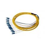 LC UPC - LC UPC Multimode Fiber Patch Cord Breakout , SM 12C PVC LSZH Bulk Optical Patch Cable for sale