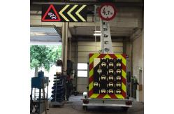 China Anti - UV Led Lamp Portable Variable Message Sign Low Power Consumption supplier