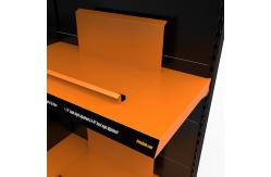 China Customized Metal Tool Display Rack Saw With LED Lights supplier