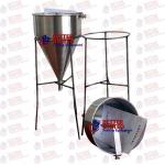 1725ml Flow Cone Apparatus Cement Testing Machine EN 445 Standard for sale