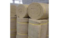 China Rockwool Insulation Blanket 100kPa Compressive Strength For Heat Insulation supplier
