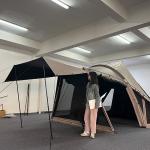 Shell Tunnel Family Camping Tent One Bedroom Pyramid Four Season