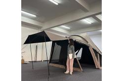 China Shell Tunnel Family Camping Tent One Bedroom Pyramid Four Season supplier