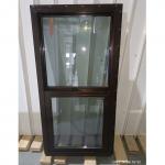 Crescent Lock Top Fixed Sash Single Hung Windows UPVC Lower Panel Low-E Glass for sale