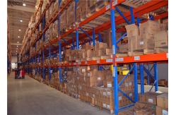 China High Density Metal Steel Storage Heavy Duty Pallet Racks Customized Coating supplier