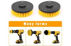 China Polypropylene Scrub Medium Stiff Drill Brush Attachment 5pcs Per Set supplier