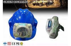 China IP68 OLED Display Cree Led Headlamp , 13000 Lux Ultra Bright Headlamp supplier