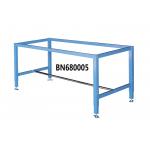 Height Adjustable Heavy Duty Industrial Workbench Blue Color 60” Wide 36” Deep for sale