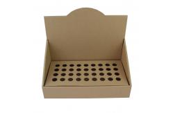 China Brown Cardboard Display Boxes Eco Friendly Display Stand supplier