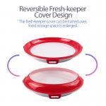 PP TPU Plastic Food Preservation Trays Diameter 28cm