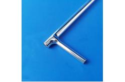 China Silver Plated Quartz Glass Tube Custom Size High Temperature Resistance supplier