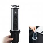 Ergonomic Design Kitchen Island Pop Up Outlet Automatically Shut Down for sale