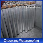 Rubber Butyl Sheet Waterproofing Roll Self Adhesive 10m-20m for sale