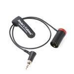 18 Inches Camera Audio Cable For -EK-2000 XLR 3 Pin Male To Locking 3.5mm TRS for sale