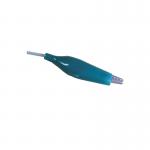 DIN1.5 Socket Patient Medical Cable 1m Crocodile Clip Sensor With Green Cover for sale