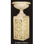 Natural Stone Carved Sandstone Flower Pots For Outdoor Landscaping for sale