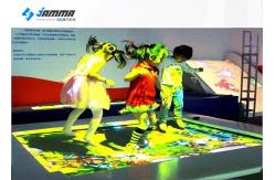 China 1.85x2.5m Trampoline Interactive Projector Games For Kids supplier