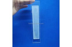 China Cnc Finishing Laboratory Slotted Quartz Sheet Acid And Alkali Resistant supplier