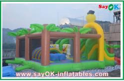 China 0.55mm PVC Inflatable Bounce , Logo Printing Inflatable Bouncy Castle supplier