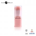 Retractable Brush Makeup Powder Brush Pink Plastic Handle 100% Synthetic Hair Plastic Handle OEM for sale
