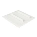 1000 Series Plastic Modular Belt Oil-Resistant White Wire Mesh Conveyor Belt for sale