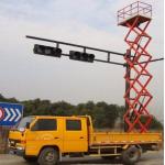 12 Meters Lifting Height Fixed on Truck Scissor Lift with 500Kg Loading Capacity for sale