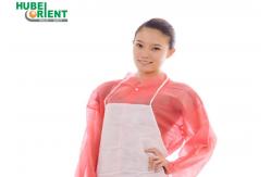 China 70x80cm Polypropylene Disposable Apron Without Sleeves supplier