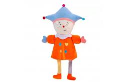 China 35cm Clown Plush Doll Plush Toys Pacify Circus Clown Doll 100% PP Cotton supplier
