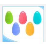 Oval Shape Silicone Mold Tools , Silicone Kitchen Tools Multifunctional Dishwashing Brush