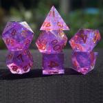 Roumine and color strip resin characters play a multi -noodle dice set Dragon and Dungeon dnd dice for sale