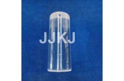 China Ultra Clear Optical Grade Sapphire Tube With Hole 90% Clear Aperture supplier
