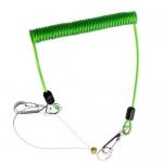 Fashion Fishing Coiled Tool Lanyard Pliers Safety Steel Ropes Holder 15cm Long for sale