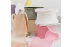 China Simple Bilateral Gauze Gifts Wrapping Flower Fishtail Organza Ribbon supplier