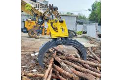 China Excavator Log Grab Certified Hydraulic Log Grapple For Mini Digger supplier
