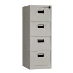 Office Steel KD Structure RAL7035 4 Drawer Filing Cabinet for sale