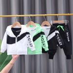 Children's Outfit Sets Toddler Baby Jacket Three Piece Handsome Clothes for sale