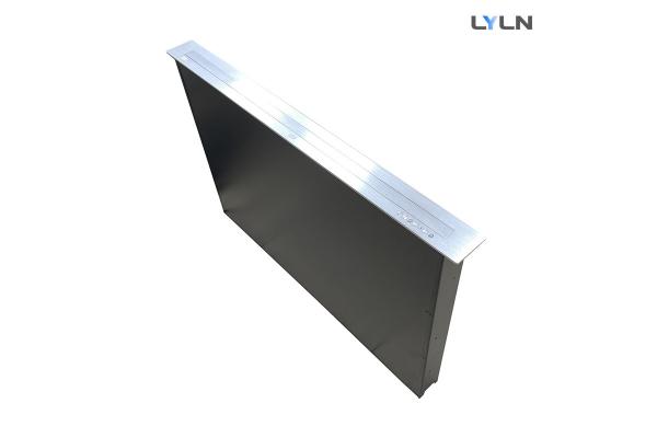 Motorized Retractable Computer Monitor Side By Side LYLN AMX Crestron Compatible