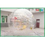 Inflatable Party Games For Adults 0.7mm TPU Giant Bubble Inflatable Zorb Ball / Inflatable Sports Games for sale
