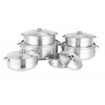 New Design wholesale 12 pieces non-stick cookware sets aluminum cooking pot of household for sale