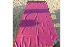 China 80X160 Microfiber Suede Towel custom microfiber sand-less sand free microfiber beach towel supplier