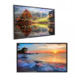 Wifi 1080P LCD Wall Mounted Digital Signage 75 Inch Full HD Picture Resolution for sale