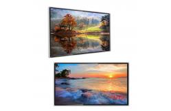 China Wifi 1080P LCD Wall Mounted Digital Signage 75 Inch Full HD Picture Resolution supplier