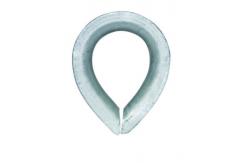 China 1 Inch Metal Thimble For Rope , EN 13411-1 wire cable thimble supplier