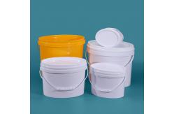 China Heavy Duty Oval Polypropylene PP Recycled Plastic Buckets 6L OEM supplier