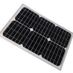 Monocrystalline 30w Solar Panel Bi Solar Panels For 12v Battery Charging Off Grid for sale