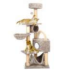 Solid Wood Climbing Frame H158CM Cat Scratching Products for sale